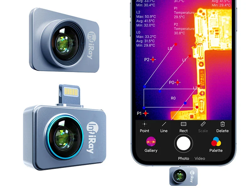 INFIRAY Xinfrared P2 Pro Infrared Thermal Imager Temperature